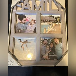 Grey Family Collage Picture Frame